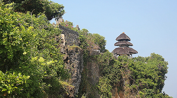 Le temple d'Ulu Watu, un des plus visités dans le sud de l'île