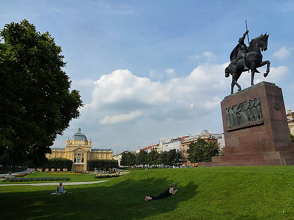 Le Parc Strossmayera à Zagreb