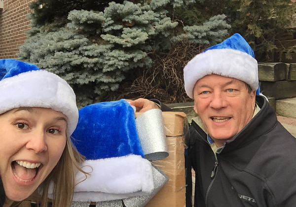 Claude - Hélène Faucher et Louis Gosselin de Westjet Claude - Hélène Faucher et Louis Gosselin de Westjet