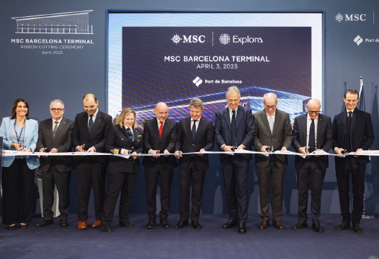La division croisière du groupe MSC inaugure son nouveau terminal au port de Barcelone
