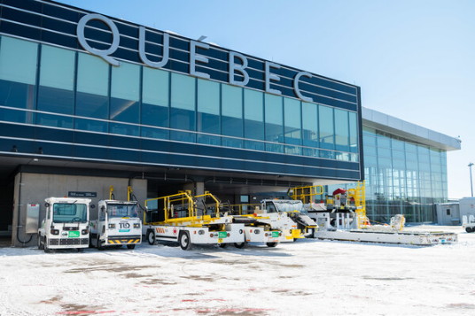 Air Canada a annoncé aujourd’hui que Québec sera sa première escale au Canada entièrement dotée, d’ici la fin de 2025, d’équipement électrique dans ses principales catégories de matériel au sol. (Groupe CNW/Air Canada)