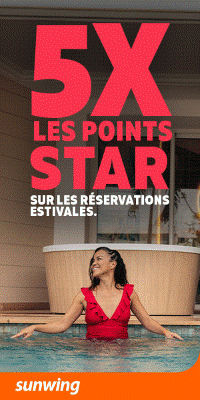 Les conseillers en voyages peuvent aider leurs clients à obtenir les avantages des forfaits de Vacances Sunwing à bord de WestJet, en plus de recevoir 5X les points STAR