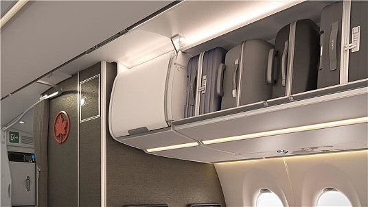 Air Canada a annoncé aujourd’hui qu’elle sera le client de lancement de la cabine Airspace d’Airbus installée à bord de la famille d’appareils A220. (Groupe CNW/Air Canada)