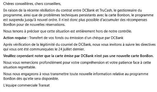 capture d'écran FB