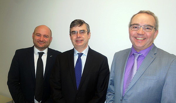 Gregory Charrier, Antoine Huet et Thierry Briand Gregory Charrier, Antoine Huet et Thierry Briand