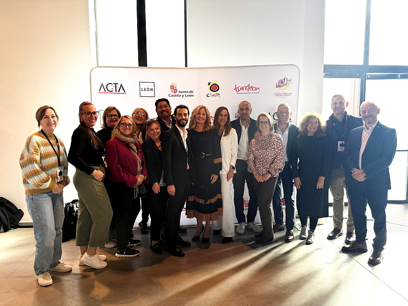 (Membres du Québec : Jeany, Joanie, Sylvie, Nella, Lucille, Lynn, José Manuel, ACTA : Yacine Bimich, Suzanne Acton-Gervais,  Office du tourisme d’Espagne et León: Isabel, David, Maria, Juan Luis, Esther, Ivan, Alberto