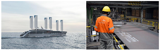 PONANT EXPLORATIONS GROUP et ArcelorMittal signent un protocole d'accord stratégique pour promouvoir la construction navale durable grâce à  l'acier XCarb® à faibles émissions carbone.