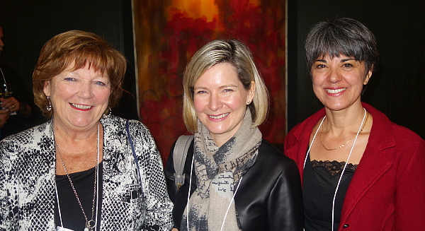 Michèle Rozon d' Alio Tours, Karen Acs d'Air Canada et Renée Wilson de Vox Communication (organisatrice de l'évènement)