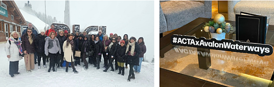 L’ACTA et Avalon Waterways accueillent 120 conseillers en voyages à bord du Sommet européen sur les croisières fluviales 2025