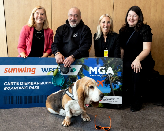 Vacances Sunwing et Vacances WestJet Québec célèbrent le vol inaugural entre Montréal et Managua