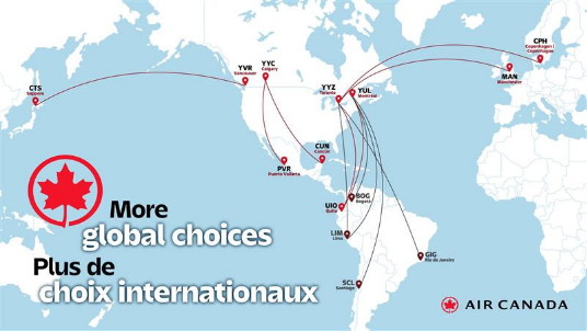 Plus de choix internationaux, de villes et de soleil l’hiver prochain : Air Canada ajoute Quito, élargit son offre pour l’Europe toute l’année et reprend ses liaisons Calgary–Mexique