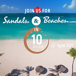 Unique Vacations Canada annonce le retour de « Sandals and Beaches Resorts ... in 10 minutes – Édition hiver »