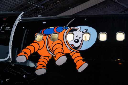 © Brussels Airlines / Hergé / Tintinimaginatio 2026