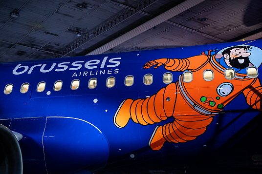 © Brussels Airlines / Hergé / Tintinimaginatio 2026