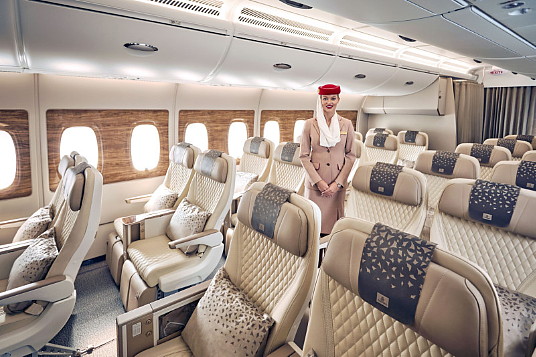 Cabine Premium Economy (cr. Emirates)