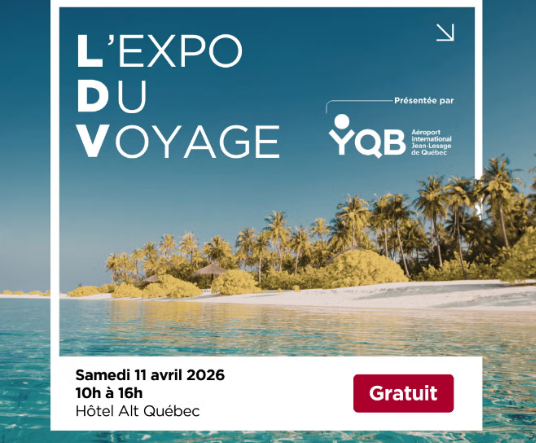 L'Expo Du Voyage par Laurier Du Vallon se tiendra le 11 avril à Québec