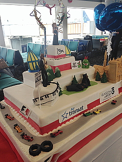 Air Transat célèbre son premier vol Montréal-Glasgow Air Transat célèbre son premier vol Montréal-Glasgow