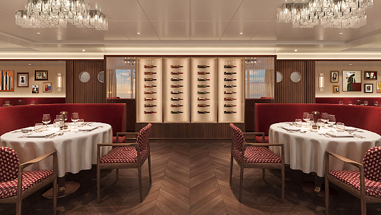 Crystal partage son premier aperçu des rendus de restaurants spécialisés à bord du Crystal Grace