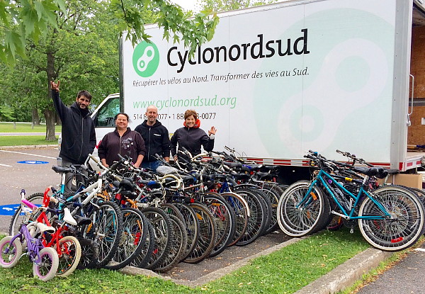 « Si vous avez un vélo que vous n’utilisez pas, je me ferai un plaisir d’aller le chercher» - Lynne St Jean