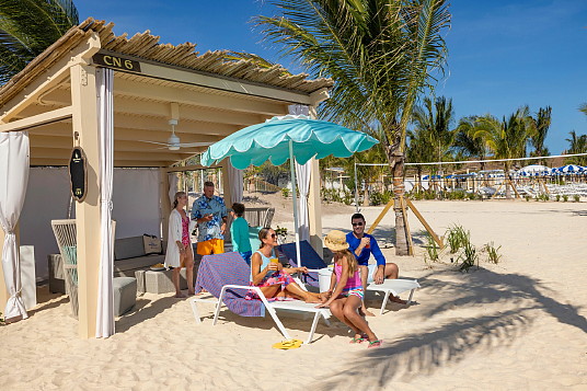 Nouvelles cabanas à RelaxAway, Half Moon Cay