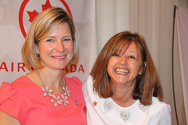 Karen Acs et Elizabeth Ohayon, d'Air Canada.
