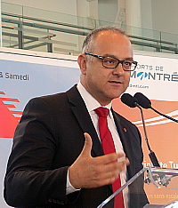 Le représentant de la ville de Montréal, Aref Salem
