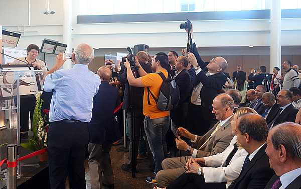 Moment historique: Tunisair arrive à Montréal !