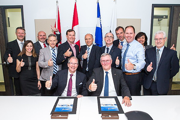 Dirigeants de Swiss et Bombardier Dirigeants de Swiss et Bombardier