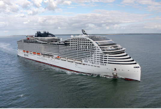 MSC World Asia franchit une nouvelle étape avant ses débuts en Méditerranée en décembr