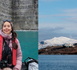 Mariah Erkloo, planificatrice de produits HX, à gauche, et sa ville natale de Pond Inlet, au Nunavut, à droite, l’une des communautés qui contribuent à façonner les nouvelles excursions locales de HX.