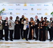 Les directeurs généraux de Sandals Resorts et de Beaches Resorts célèbrent 16 victoires, dont le titre convoité de meilleure marque hôtelière des Caraïbes, lors de la 32e cérémonie annuelle de gala des World Travel Awards Caribbean & The Americas, qui s’est tenue au Sandals Grande St. Lucian