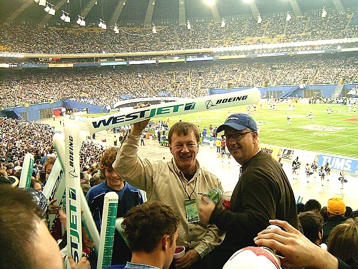 Louis Gosselin et Duncan Bureau , de Westjet